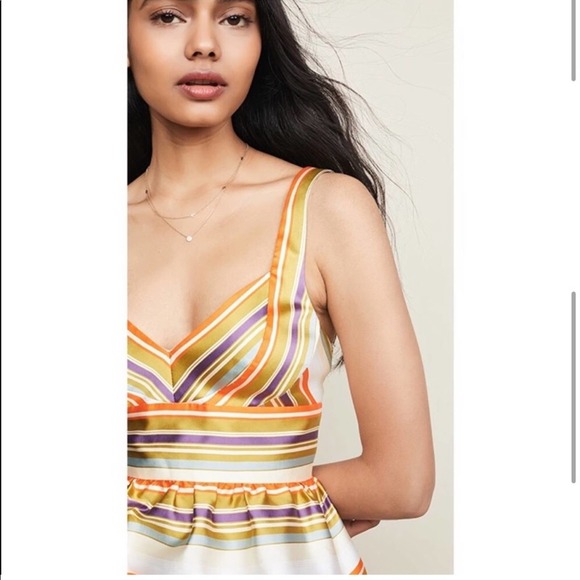 NWT Jill Stuart Sela Striped Evening Gown - Picture 4 of 8